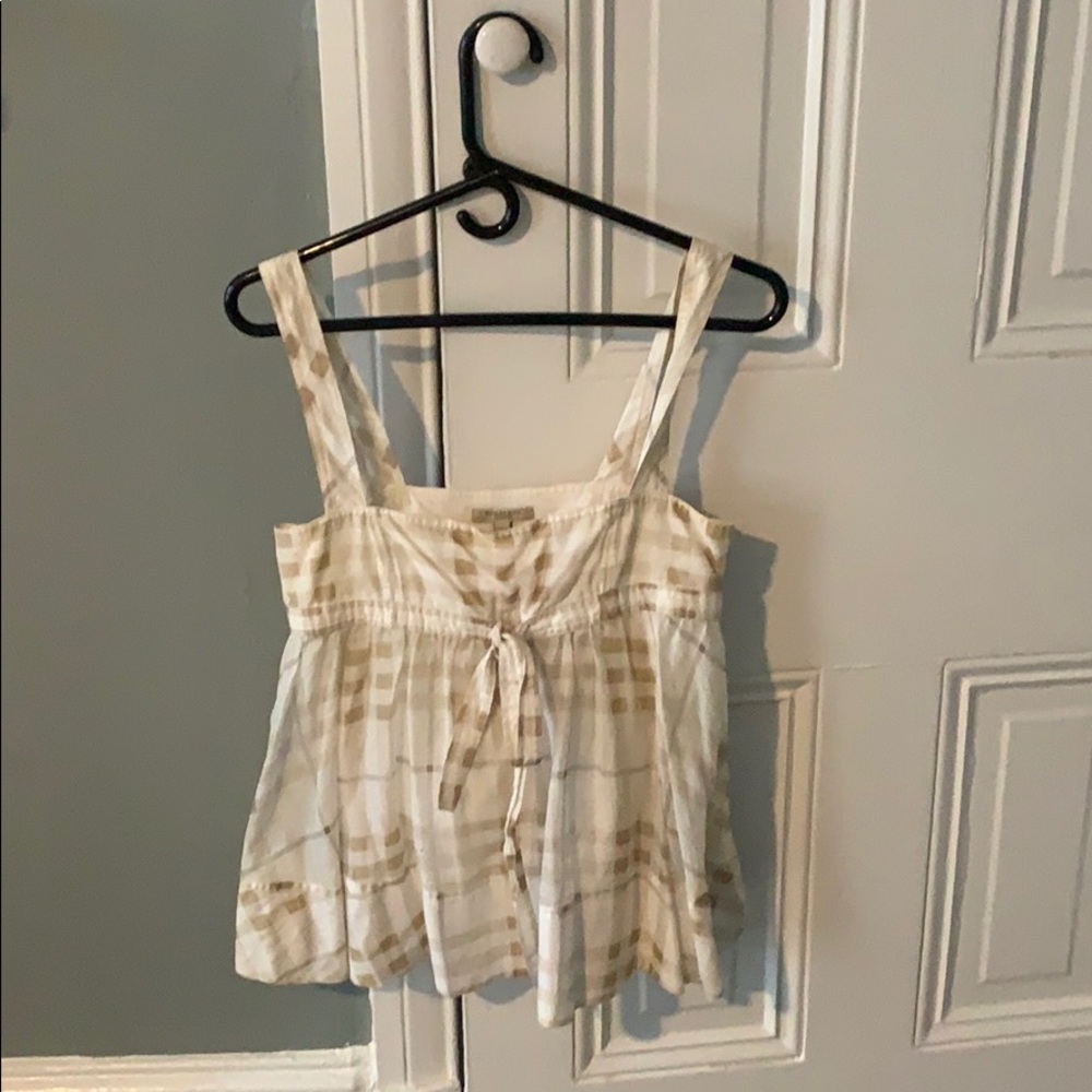 Burberry summer baby doll top.